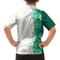 Hawaii Tropical Plant Omaomao Family Matching Short Sleeve Bodycon Dress and Hawaiian Shirt Vibrant Polynesian Pattern LT01 - Polynesian Pride