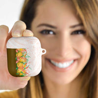 Hawaii Tropical Plant Lenalena AirPods Case Vibrant Polynesian Pattern