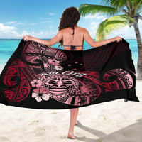 Aotearoa Kia Ora New Zealand Ta Moko Red Version Sarong LT01 - Polynesian Pride