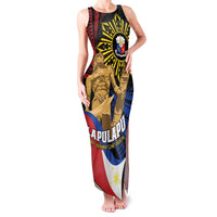 Personalized Lapulapu The First Filipino Hero Family Matching Tank Maxi Dress and Hawaiian Shirt Polynesian Pattern