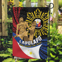 Lapulapu The First Filipino Hero Garden Flag Polynesian Pattern