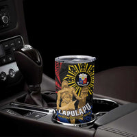 Personalized Lapulapu The First Filipino Hero Tumbler Cup Polynesian Pattern