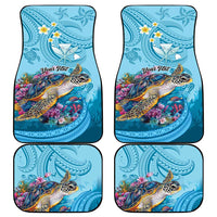 Personalized Hawaii Sea Turtle Car Mats Hawaii Map Ocean Vibes