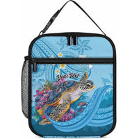 Personalized Hawaii Sea Turtle Lunch Bag Hawaii Map Ocean Vibes