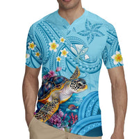 Personalized Hawaii Sea Turtle Rugby Jersey Hawaii Map Ocean Vibes
