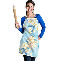 Hawaii Hibiscus Plumeria Blue Apron Polynesian Pattern LT01 - Polynesian Pride