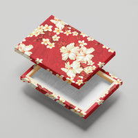 Hawaii Hibiscus Plumeria Red Canvas Wall Art Polynesian Pattern LT01 - Polynesian Pride