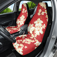 Hawaii Hibiscus Plumeria Red Car Seat Cover Polynesian Pattern LT01 - Polynesian Pride