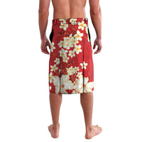 Hawaii Hibiscus Plumeria Red Lavalava Polynesian Pattern LT01 - Polynesian Pride
