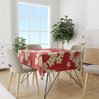Hawaii Hibiscus Plumeria Red Tablecloth Polynesian Pattern LT01 - Polynesian Pride
