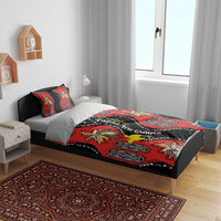 Papua New Guinea 50th Independence Bedding Set PNG Batik Pattern - Polynesian Pride