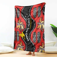 Papua New Guinea 50th Independence Blanket PNG Batik Pattern - Polynesian Pride