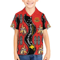 Papua New Guinea 50th Independence Family Matching Summer Maxi Dress and Hawaiian Shirt PNG Batik Pattern - Polynesian Pride