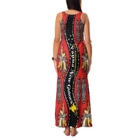 Papua New Guinea 50th Independence Family Matching Tank Maxi Dress and Hawaiian Shirt PNG Batik Pattern - Polynesian Pride