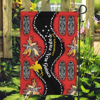 Papua New Guinea 50th Independence Garden Flag PNG Batik Pattern - Polynesian Pride