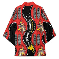 Papua New Guinea 50th Independence Kimono PNG Batik Pattern - Polynesian Pride