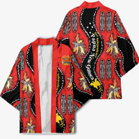 Papua New Guinea 50th Independence Kimono PNG Batik Pattern - Polynesian Pride