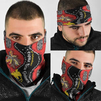 Papua New Guinea 50th Independence Neck Gaiter PNG Batik Pattern - Polynesian Pride