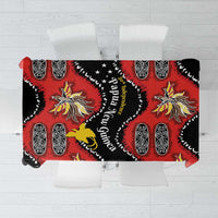 Papua New Guinea 50th Independence Tablecloth PNG Batik Pattern - Polynesian Pride