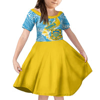 personalised-tuvalu-independence-day-family-matching-long-sleeve-bodycon-dress-and-hawaiian-shirt-plumeria-45th-anniversary