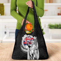 Hawaii King Kamehameha Grocery Bag Flag Polynesian Pattern