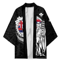 Personalized Hawaii King Kamehameha Kimono Flag Polynesian Pattern