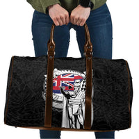 Hawaii King Kamehameha Travel Bag Flag Polynesian Pattern