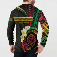 Vanuatu Independence Day Button Sweatshirt Yumi 46th Hapi Indipendens Dei LT01 - Polynesian Pride