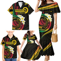 Vanuatu Independence Day Family Matching Mermaid Dress and Hawaiian Shirt Yumi 46th Hapi Indipendens Dei LT01 - Polynesian Pride