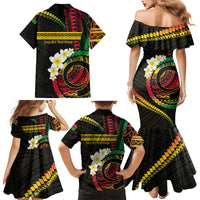 Vanuatu Independence Day Family Matching Mermaid Dress and Hawaiian Shirt Yumi 46th Hapi Indipendens Dei LT01 - Polynesian Pride