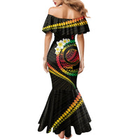Vanuatu Independence Day Family Matching Mermaid Dress and Hawaiian Shirt Yumi 46th Hapi Indipendens Dei LT01 - Polynesian Pride