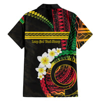 Vanuatu Independence Day Family Matching Off Shoulder Maxi Dress and Hawaiian Shirt Yumi 46th Hapi Indipendens Dei LT01 - Polynesian Pride