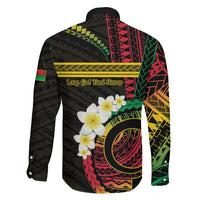 Vanuatu Independence Day Family Matching Off Shoulder Short Dress and Hawaiian Shirt Yumi 46th Hapi Indipendens Dei LT01 - Polynesian Pride