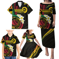 Vanuatu Independence Day Family Matching Puletasi and Hawaiian Shirt Yumi 46th Hapi Indipendens Dei LT01 - Polynesian Pride