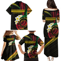 Vanuatu Independence Day Family Matching Puletasi and Hawaiian Shirt Yumi 46th Hapi Indipendens Dei LT01 - Polynesian Pride