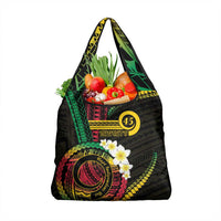 Vanuatu Independence Day Grocery Bag Yumi 46th Hapi Indipendens Dei LT01 1-pack One Size Black - Polynesian Pride