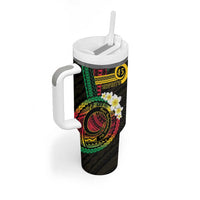 Vanuatu Independence Day Tumbler With Handle Yumi 45th Hapi Indipendens Dei LT01