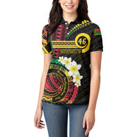 Vanuatu Independence Day Women Polo Shirt Yumi 46th Hapi Indipendens Dei LT01 - Polynesian Pride