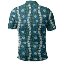 Pikake Maile Tiare Lei Polo Shirt Polu Lauhala Pattern LT01 - Polynesian Pride