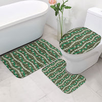 Pikake Maile Tiare Lei Bathroom Set Omaomao Lauhala Pattern