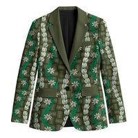 Pikake Maile Tiare Lei Blazer Omaomao Lauhala Pattern