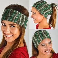 Pikake Maile Tiare Lei Neck Gaiter Omaomao Lauhala Pattern
