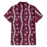 Pikake Maile Tiare Lei Family Matching Mermaid Dress and Hawaiian Shirt Akala Lauhala Pattern