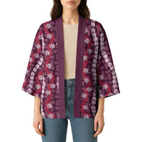 Pikake Maile Tiare Lei Kimono Akala Lauhala Pattern