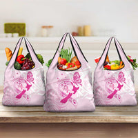 Aotearoa Breast Cancer Grocery Bag New Zealand Maori Pattern