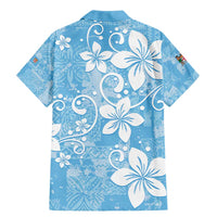 Fiji Tapa Pattern Family Matching Mermaid Dress and Hawaiian Shirt Plumeria Floral LT01 - Polynesian Pride