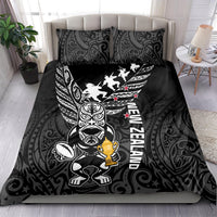 New Zealand Silver Fern Rugby Bedding Set Aotearoa Champion 2023 World Cup LT01 - Polynesian Pride