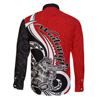 New Zealand Waitangi Day Family Matching Short Sleeve Bodycon Dress and Hawaiian Shirt Aotearoa Te Tiriti O Waitangi Kiwi Red Version LT01 - Polynesian Pride