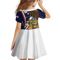 Personalized American Samoa Family Matching Short Sleeve Bodycon Dress and Hawaiian Shirt Amerika Samoa Bald Eagle