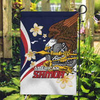 Personalized American Samoa Garden Flag Amerika Samoa Bald Eagle